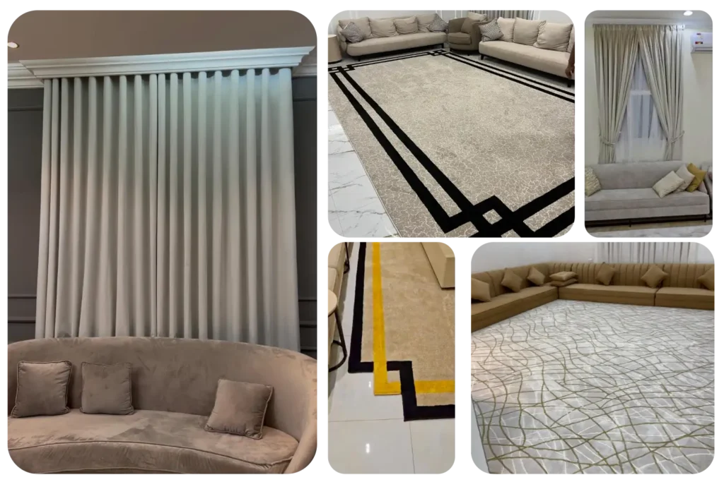 carpet and curtain services Qatar by Royal Carpet Curtain Doha